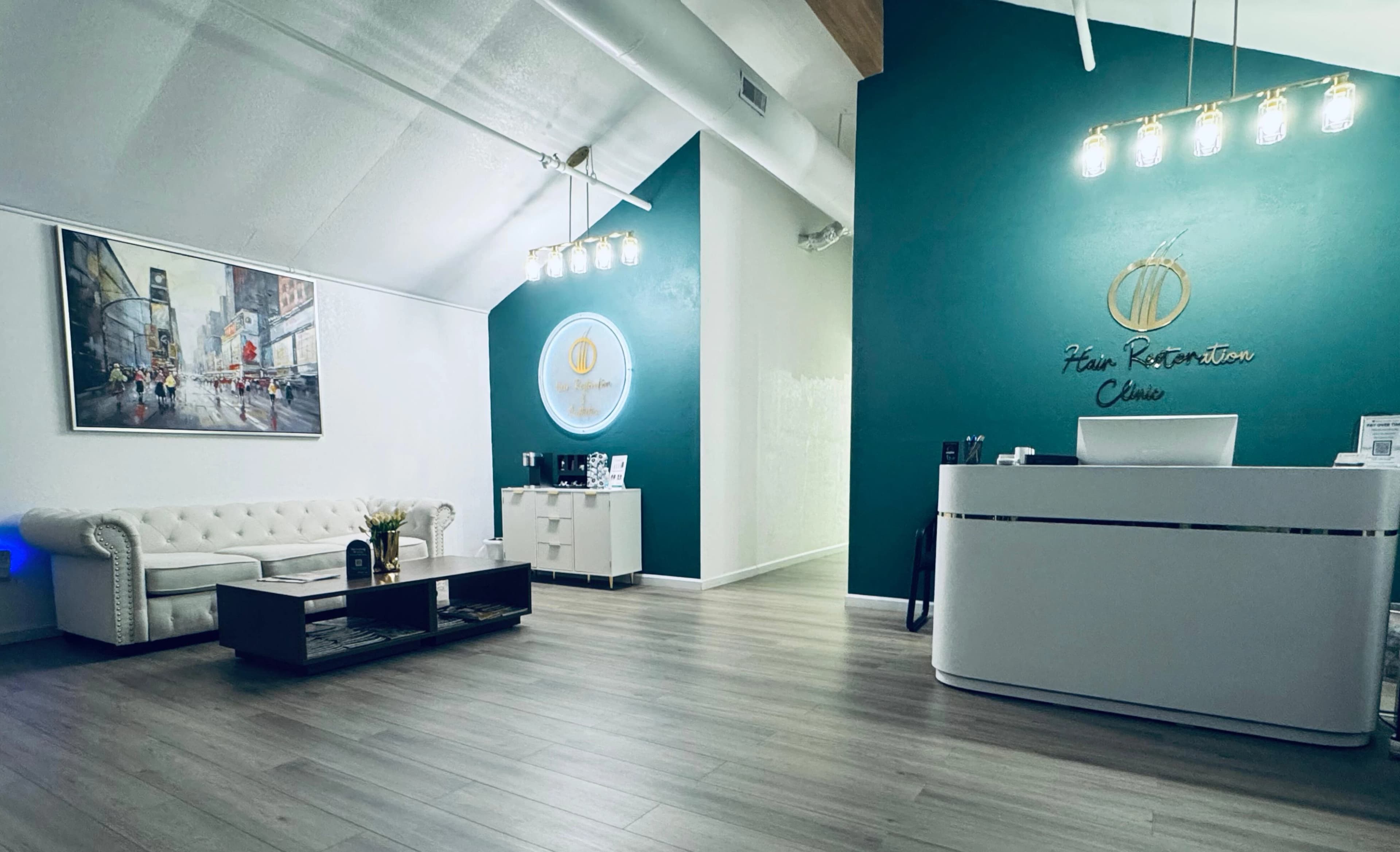 HRC Aesthetics Waiting Room - Modern and welcoming reception area